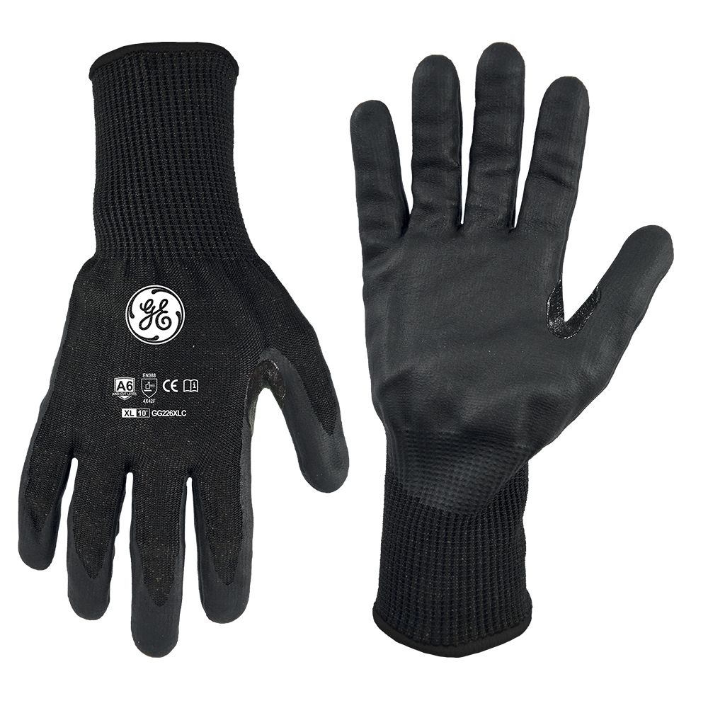 GE GG226 Foam Nitrile Dipped Gloves - Caco America Hand Protection